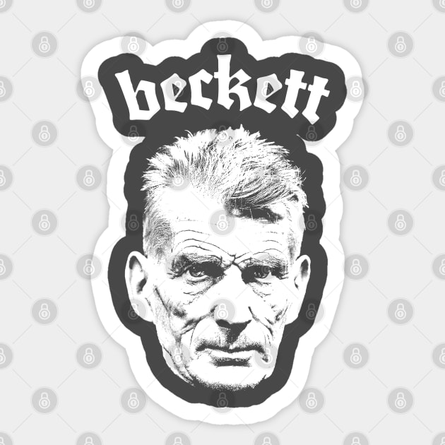 Samuel Beckett - Irish Poetry/Playwright Gift Sticker by feck!